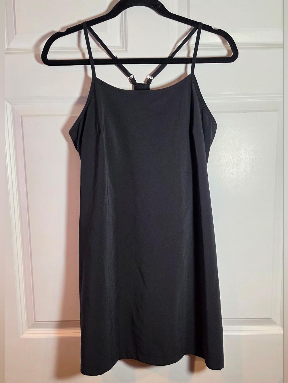 All In Motion Black Sleeveless Athletic Tennis Dress Built In Shorts S
